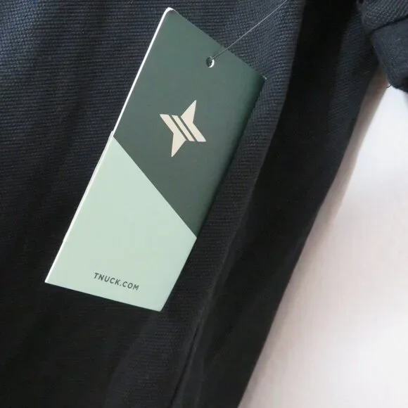 Tuckernuck Size Small Black Pique May Polo Dress Short Sleeve Casual Cotton NEW - Picture 6 of 6